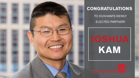 Joshua Kam Joins Dunham’s Partner Group