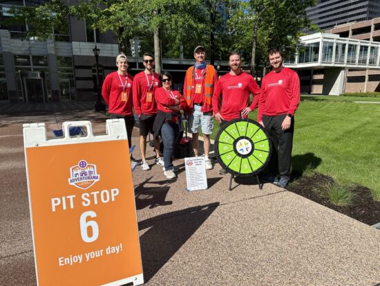 Dunham volunteers at Hennepin Healthcare’s Adventurama