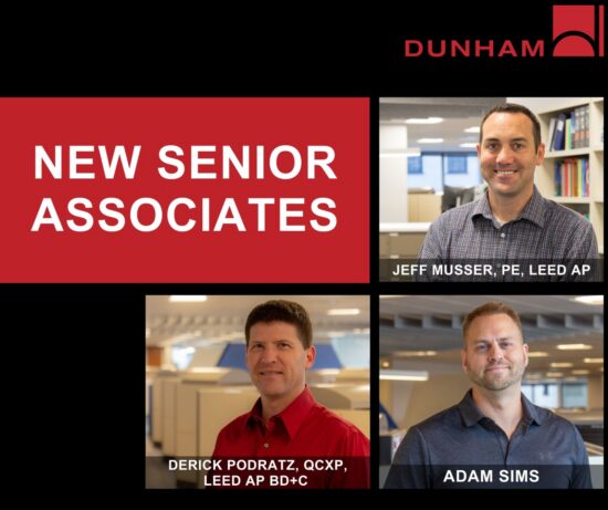 Dunham elects three Senior Associates